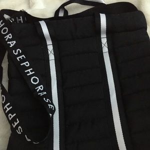 SEPHORA Black and White Bag